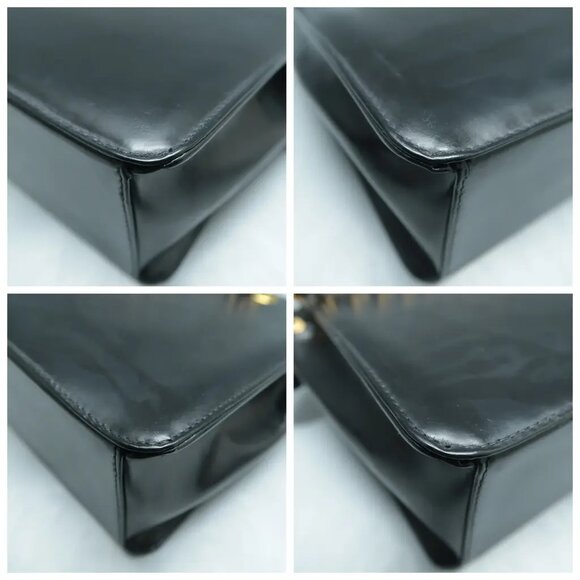 100% Authentic CHANEL Black Leather Satchel 922-113024 - Picture 7 of 12